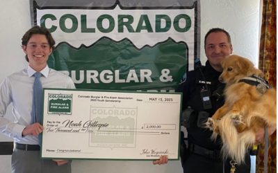 Winner of the 2025 Colorado Burglar & Fire Alarm Association Youth Scholarship