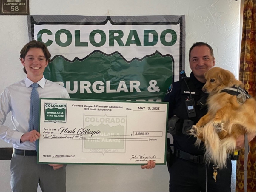 Winner of the 2025 Colorado Burglar & Fire Alarm Association Youth Scholarship